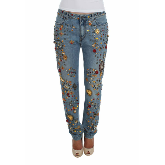 Dolce & Gabbana - Skinny Jeans - Blå - Dam - Storlek: M,S,3Xs,2Xs