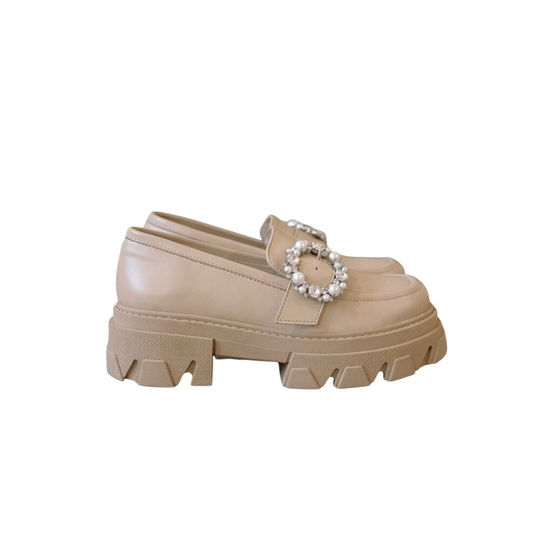 Alohas - Loafers - Beige - Dam - Storlek: 37 Eu,36 Eu,41 Eu,40 Eu,39 Eu,42 Eu,35 Eu,38 EU