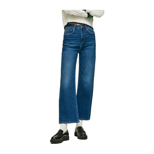 Pepe Jeans - Boyfriend Jeans - Blå - Dam - Storlek: W25 L28,W24 L28,W26 L28,W27 L28