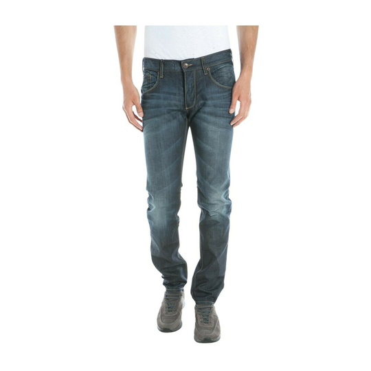 Armani Jeans - Baggy Jeans - Blå - Herr - Storlek: W30