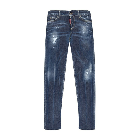 Dsquared2 - Skinny Jeans - Blå - Dam - Storlek: 2Xl,Xl,M