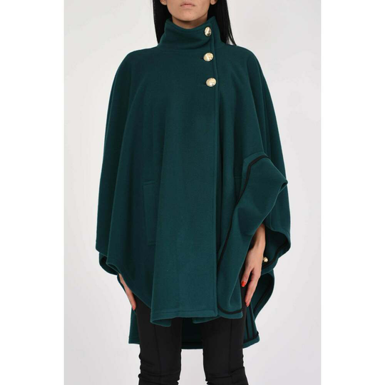 Patrizia Pepe - Capes och Ponchos - Grön - Dam - Storlek: Xs,2Xs