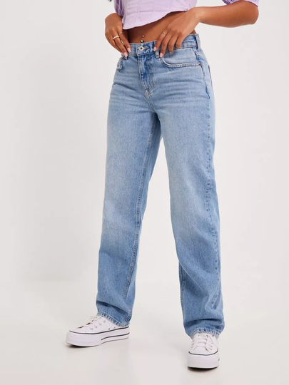 Vero Moda - Straight jeans - Light Blue Denim - Vmsky Mr Loose Str Jeans BA3226 Noo - Jeans