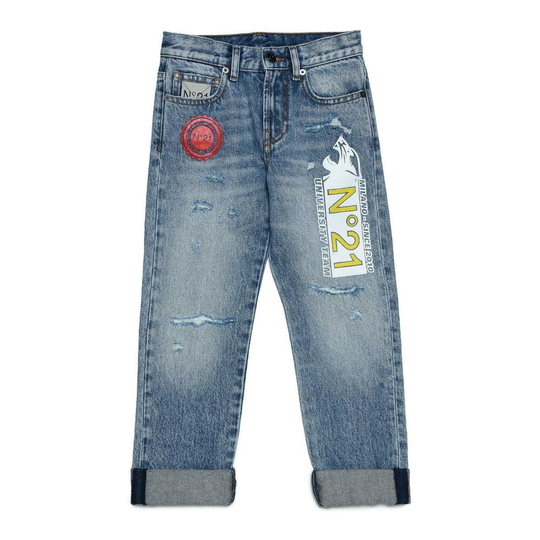 N21 - Jeans - Blå - Flicka - Storlek: 164 Cm,140 Cm,176 Cm,104 Cm,116 Cm,152 CM