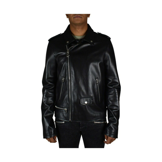 Philipp Plein - Läderjackor - Svart - Dam - Storlek: 2XL