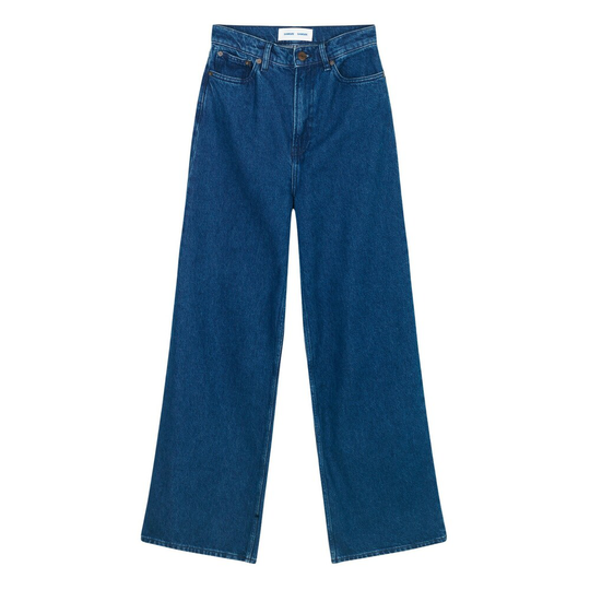 Samsøe Samsøe - Boyfriend Jeans - Blå - Dam - Storlek: W29,W26,W25,W27,W28