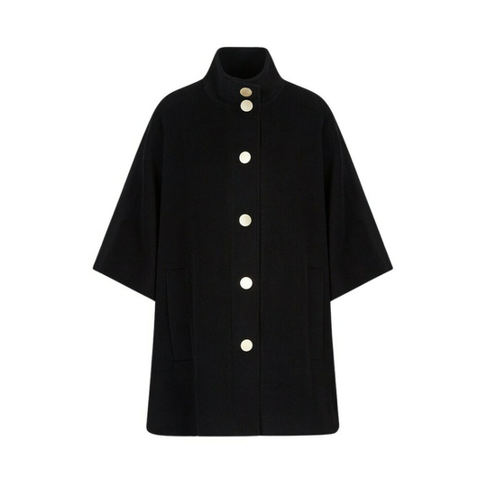 Armani Exchange - Capes och Ponchos - Svart - Dam - Storlek: M,S