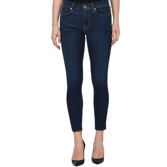 7 For All Mankind - Skinny Jeans - Blå - Dam - Storlek: W26,W28,W25,W30,W31