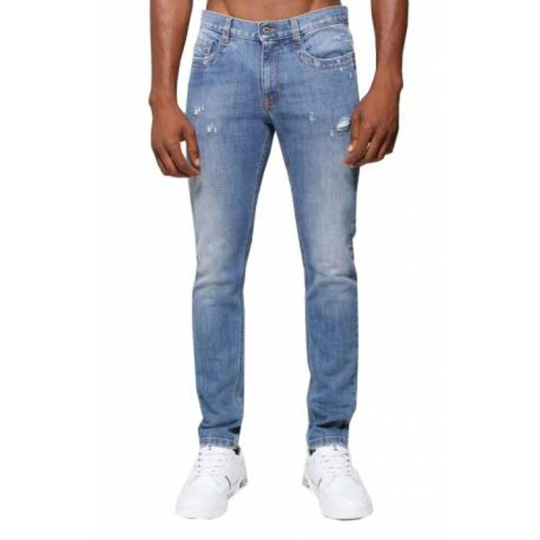 Bikkembergs - Skinny Jeans - Blå - Herr - Storlek: W29,W34,W30,W31