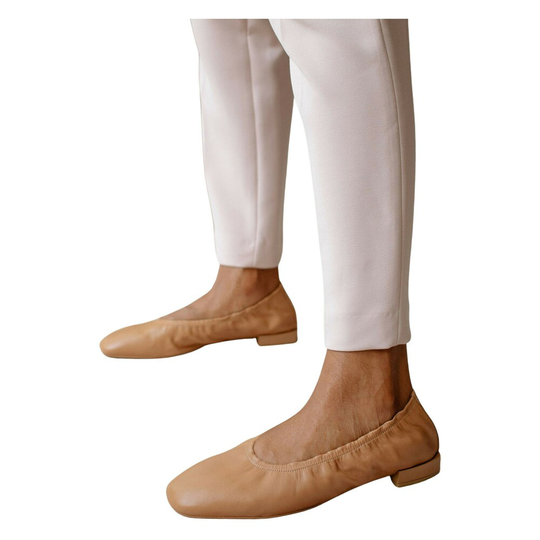 Alohas - Ballerinaskor - Beige - Dam - Storlek: 35 EU