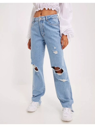 JJXX Jxseoul Straight Mw Jeans RR3003 Br Straight jeans Medium Blue Denim