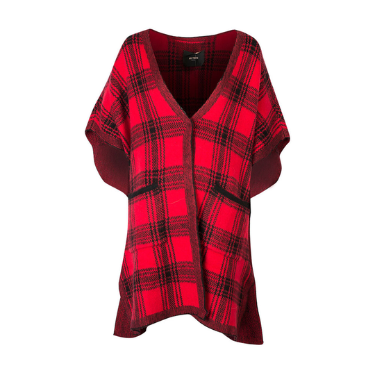 Twinset - Capes och Ponchos - Röd - Dam - Storlek: XS