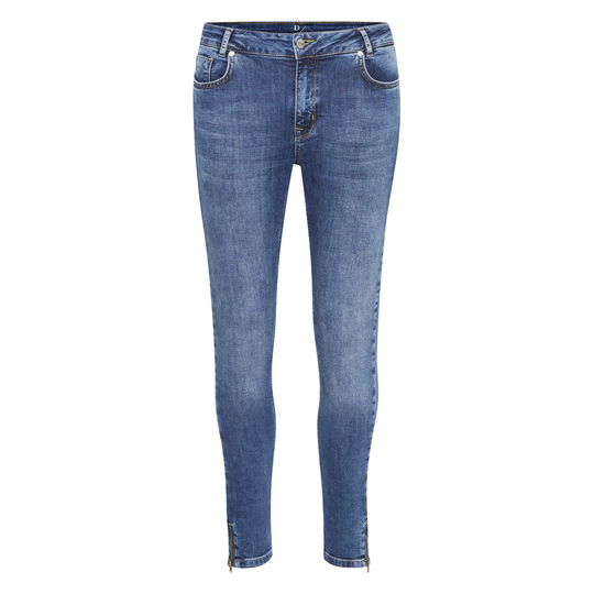 Denim Hunter - Skinny Jeans - Blå - Dam - Storlek: W29,W30,W32,W28