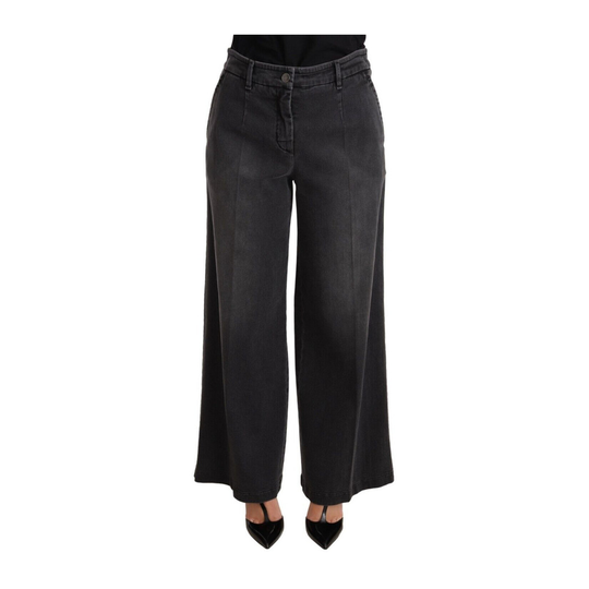 Dolce & Gabbana - Boyfriend Jeans - Grå - Dam - Storlek: S