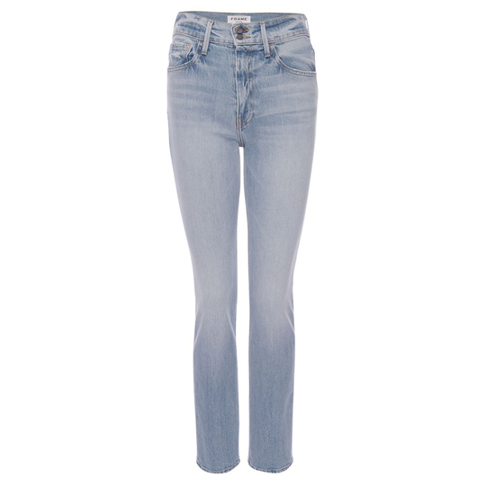 Frame - Skinny Jeans - Vit - Dam - Storlek: W24