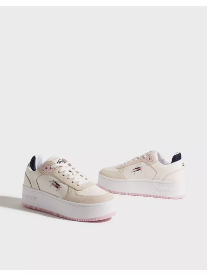Tommy Jeans Tommy Jeans Iconic Flatform Platåsneakers Ivory