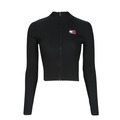 Blusar Tommy Jeans TJW BADGE ZIP TRHU SWEATER