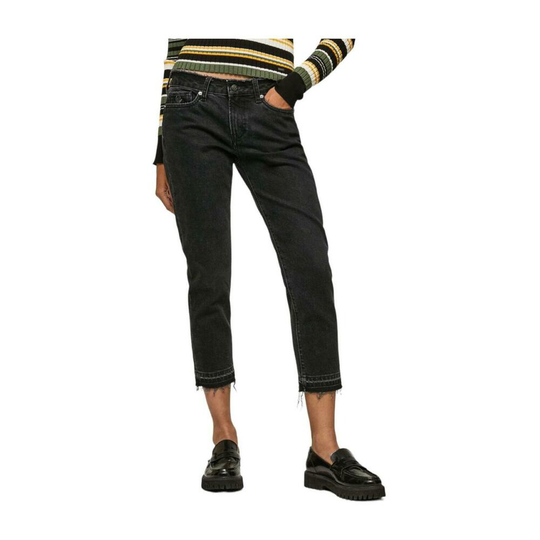 Pepe Jeans - Jeans - Svart - Dam - Storlek: W26,W27,W24,W25,W28