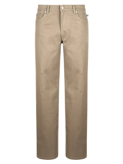 Jeans med flamgarn Roger Kent Beige