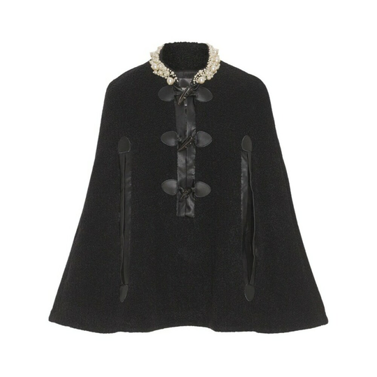 Custommade - Capes och Ponchos - Svart - Dam - Storlek: M,S,Xs