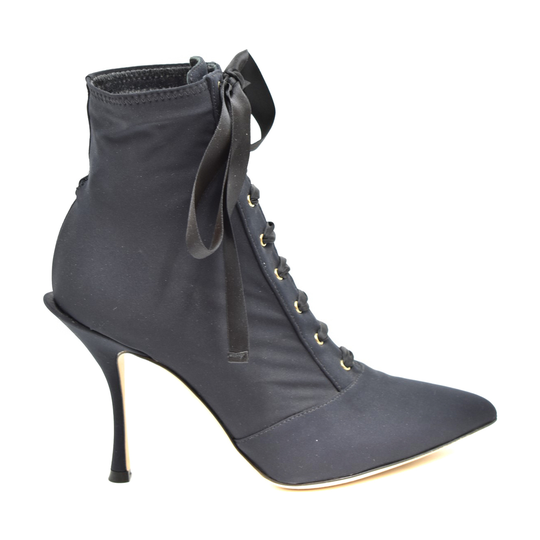 Dolce & Gabbana - Boots - Svart - Dam - Storlek: 35 EU