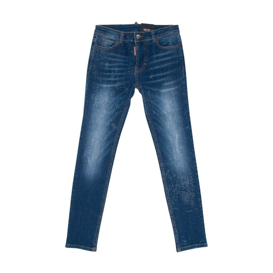 Dsquared2 - Jeans - Blå - Flicka - Storlek: 140 Cm,164 Cm,176 Cm,152 CM