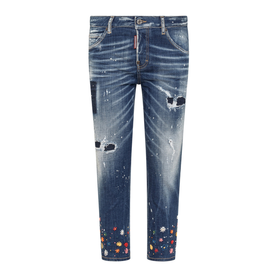 Dsquared2 - Skinny Jeans - Blå - Dam - Storlek: S,Xs
