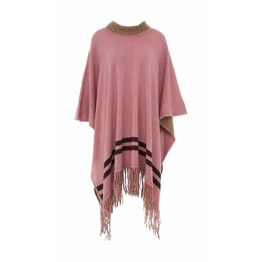 Ottod'Ame - Capes och Ponchos - Rosa - Dam - Storlek: ONE Size
