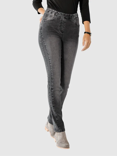 Jeans med resår i midjan Paola Grey