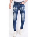 Stuprörsjeans Local Fanatic Slim Fit Jeans Stretch Bla