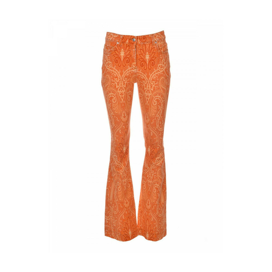 Etro - Flare Jeans - Orange - Dam - Storlek: W28,W26,W27,W25