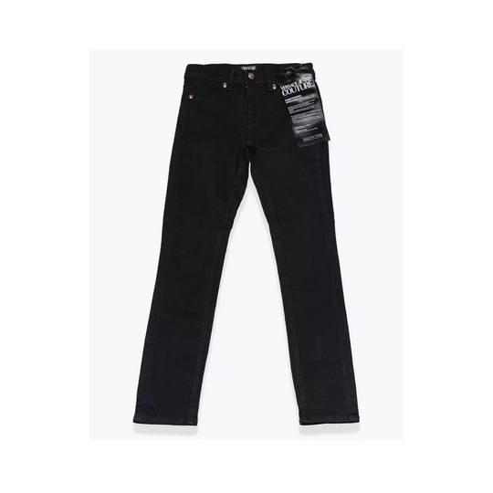 Versace Jeans Couture - Skinny Jeans - Svart - Dam - Storlek: W26,W28,W27,W25