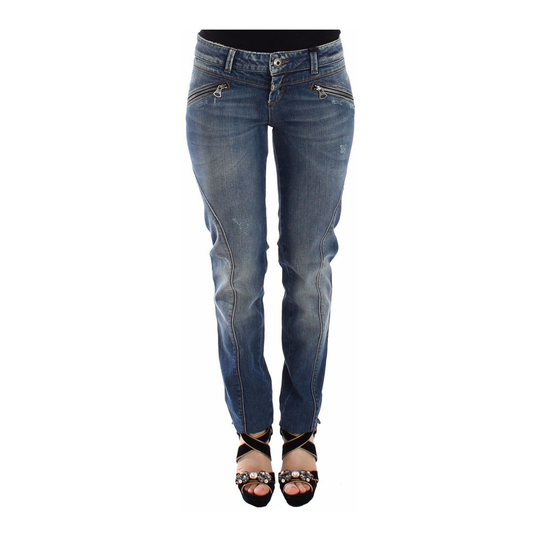 Ermanno Scervino - Skinny Jeans - Blå - Dam - Storlek: M