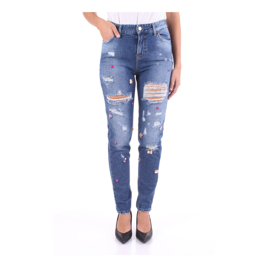 Blugirl - Skinny Jeans - Blå - Dam - Storlek: W30,W29,W26,W28