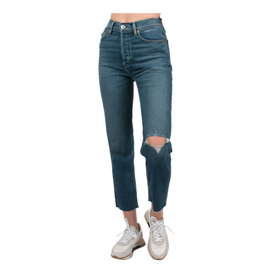 Re/Done - Jeans - Blå - Dam - Storlek: W29,W26,W25,W27,W30,W28