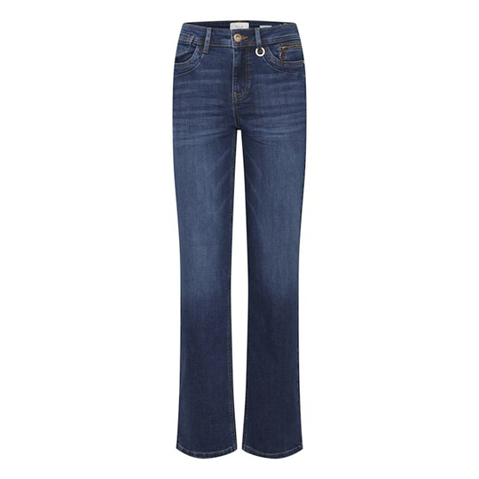 Pulz Jeans - Straight - Blå - Dam - Storlek: W26,W32,W30,W34,W33,W31,W28,W29,W27,W35