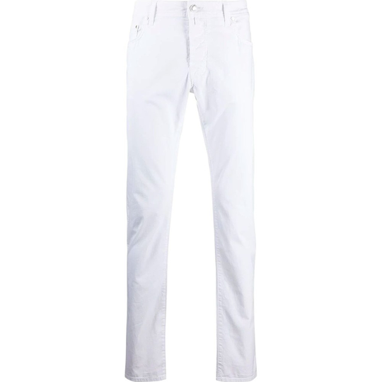 Jacob Cohën - Jeans - Vit - Herr - Storlek: W32