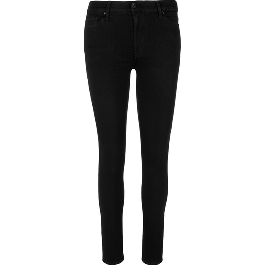 7 For All Mankind - Skinny Jeans - Svart - Dam - Storlek: W27,W31,W26,W29,W28