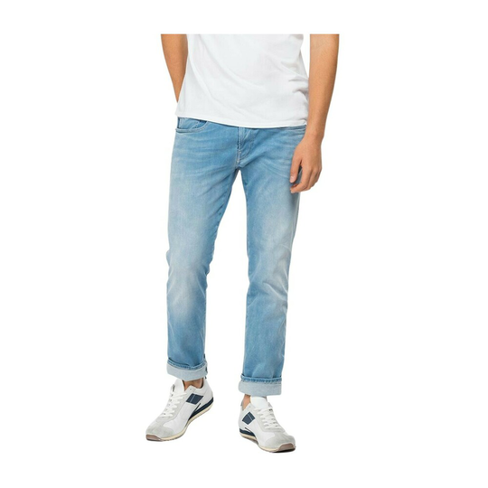 Replay - Baggy Jeans - Blå - Herr - Storlek: W34 L36
