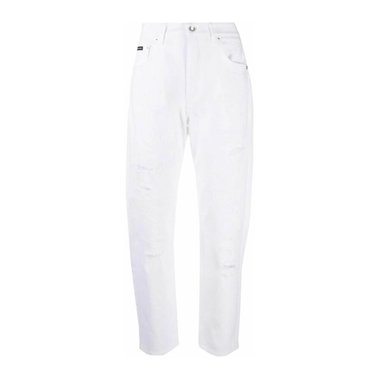 Dolce & Gabbana - Skinny Jeans - Vit - Dam - Storlek: XS