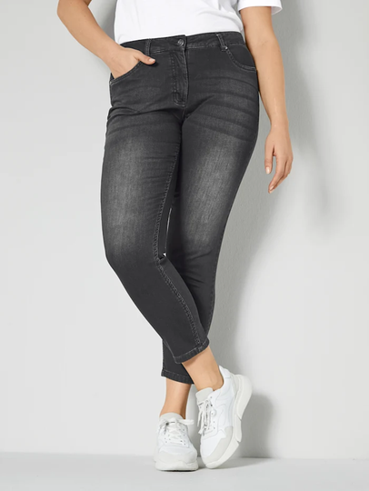 Jeans i relaxed fit Dollywood Black stone