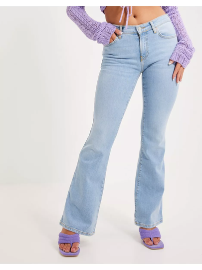 Gina Tricot Low waist bootcut jeans Flare jeans Light Blue