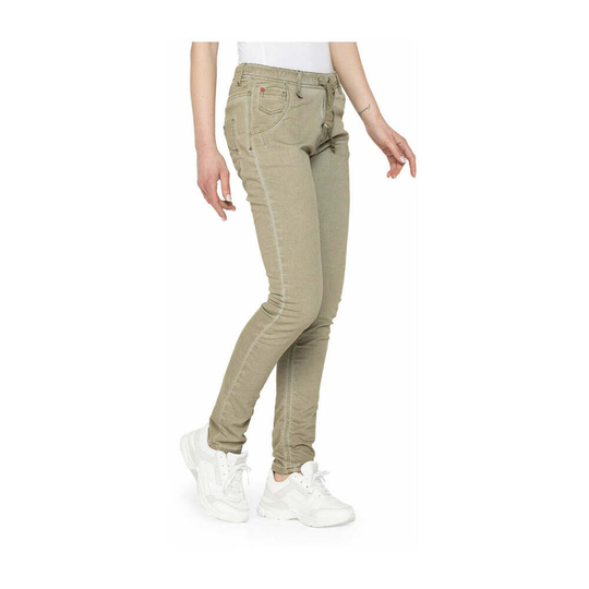 Carrera Jeans - Straight - Grön - Dam - Storlek: XS