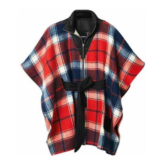 Desigual - Capes och Ponchos - Röd - Dam - Storlek: ONE Size