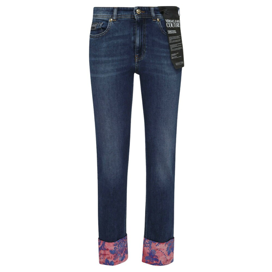 Versace Jeans Couture - Skinny Jeans - Blå - Dam - Storlek: W26,W27
