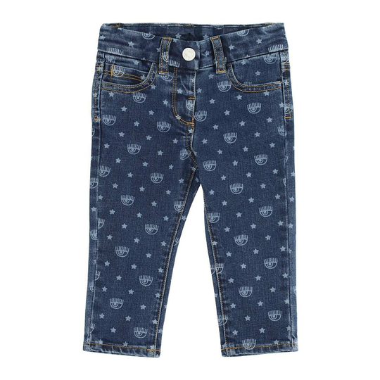 Chiara Ferragni Collection - Jeans - Blå - Pojke - Storlek: 74 Cm,68 Cm,92 Cm,80 Cm,86 Cm,98 CM
