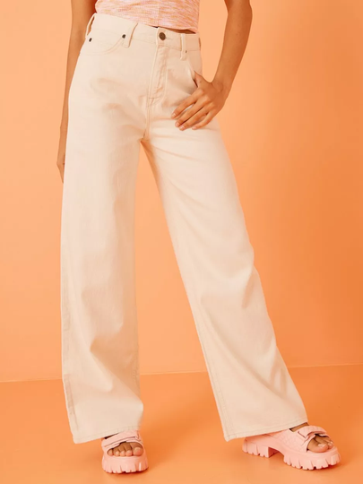 Lee Jeans - High waisted jeans - Ecru - Stella a Line - Jeans