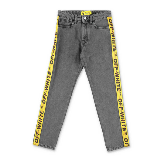 Off White - Jeans - Grå - Flicka - Storlek: 128 Cm,140 Cm,152 CM
