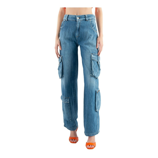 ViCOLO - Boyfriend Jeans - Blå - Dam - Storlek: S,Xs