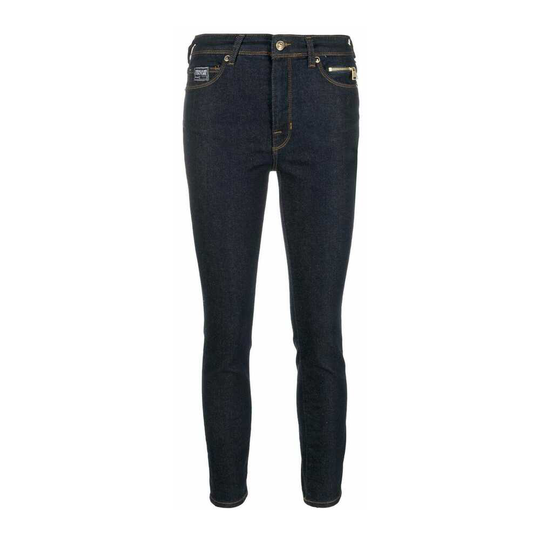 Versace Jeans Couture - Skinny Jeans - Blå - Dam - Storlek: W27,W25,W26,W28